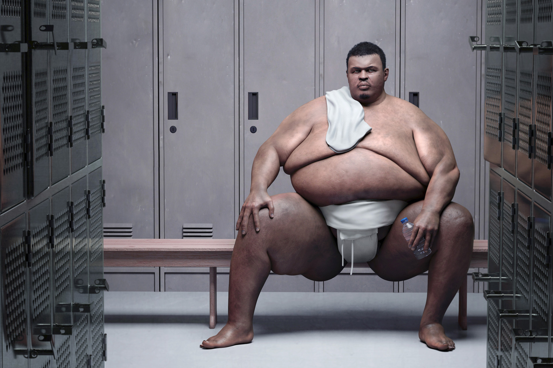 fat sumo wrestler