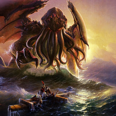 Cthulhu and the ninth wave