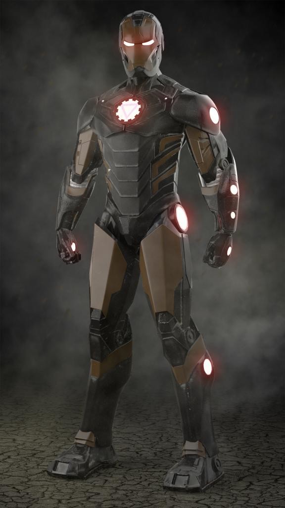 ArtStation - Marvel Now Iron Man model 40