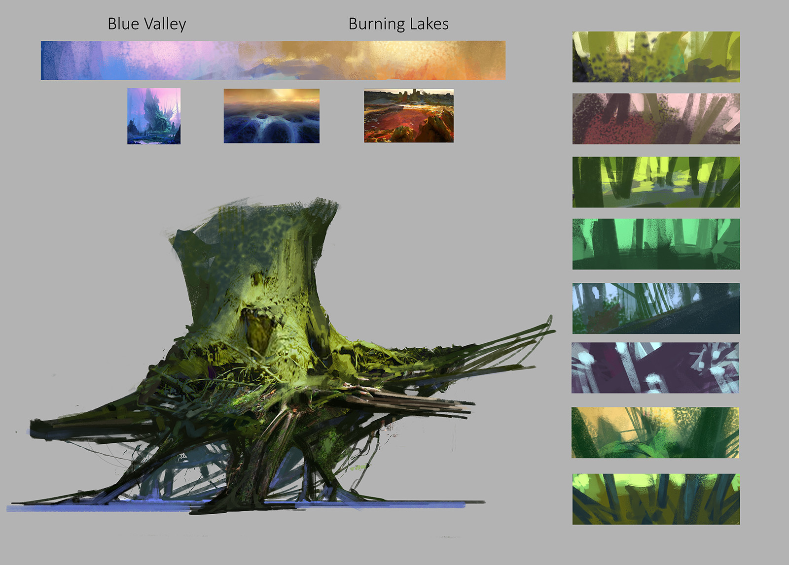Artstation Forest Callouts Finnian Macmanus