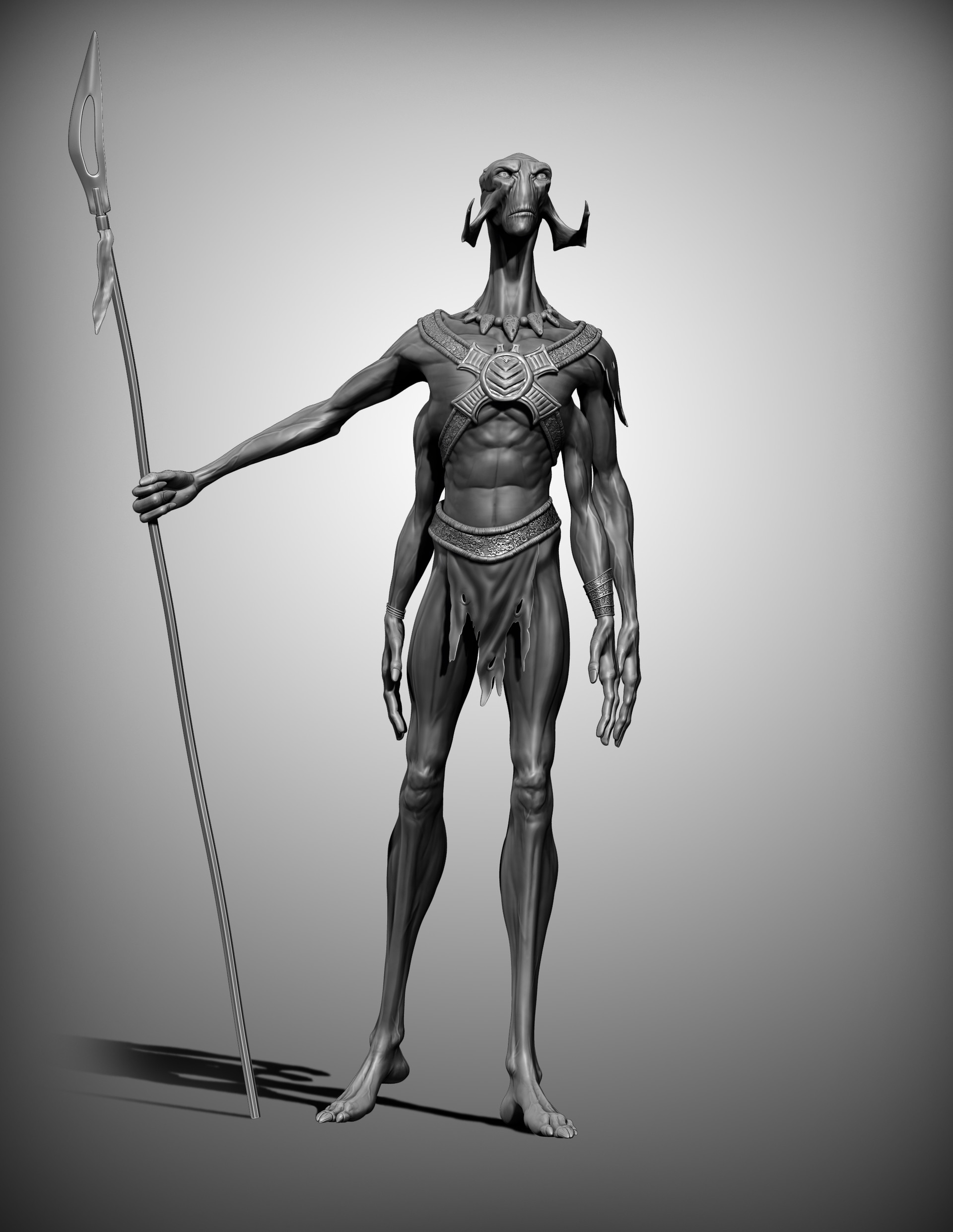 ArtStation - John Carter: Thark Sculpt