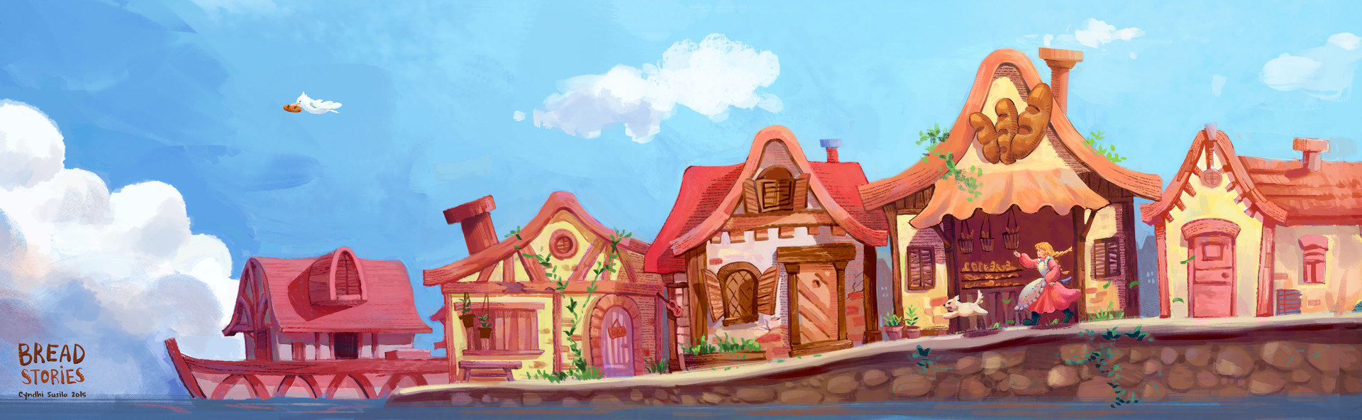 ArtStation Bread Stories storybook cover