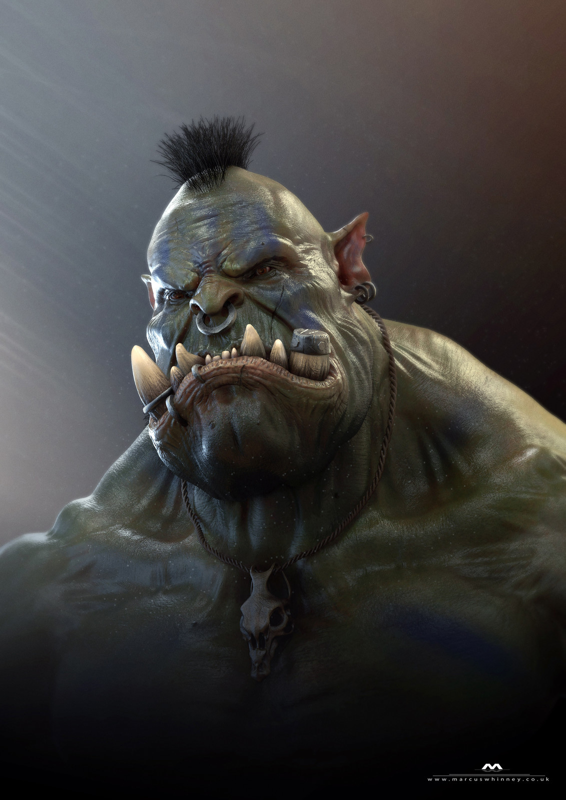 Orc Bust concept