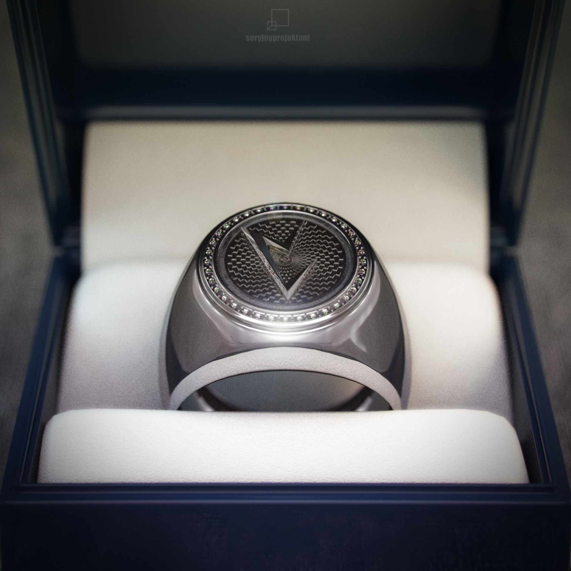 ArtStation - Signet ring - movie prop.