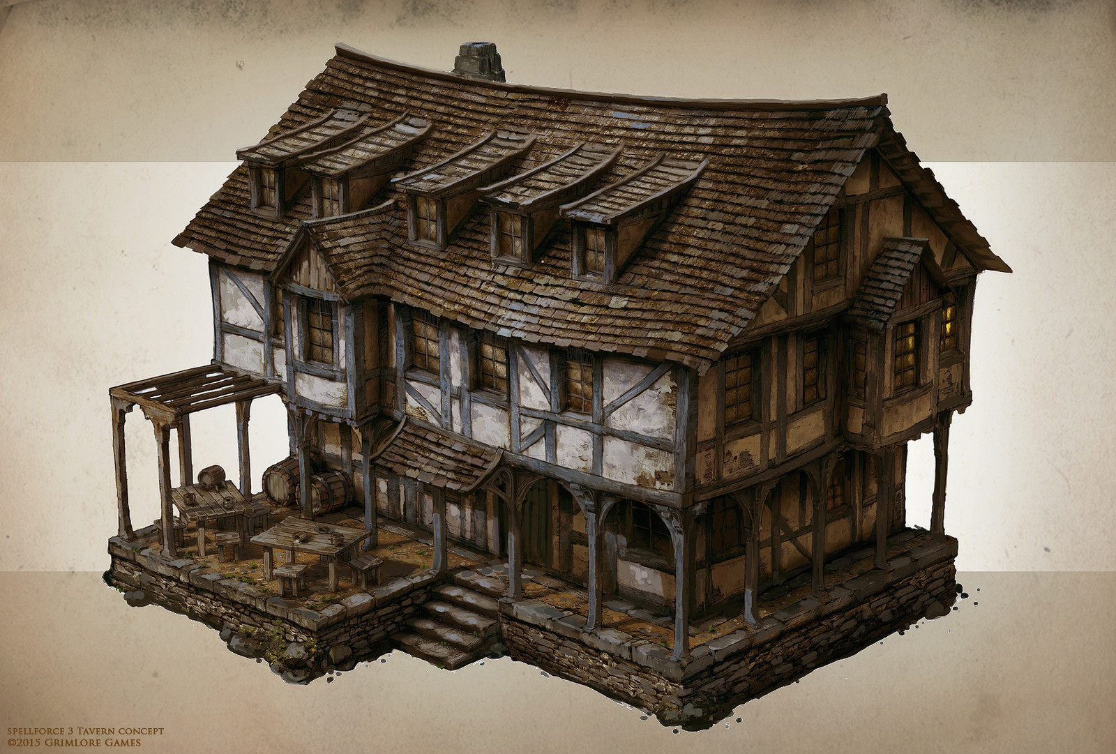 Artstation Spellforce 3 Building Concepts 1 Raphael Lubke