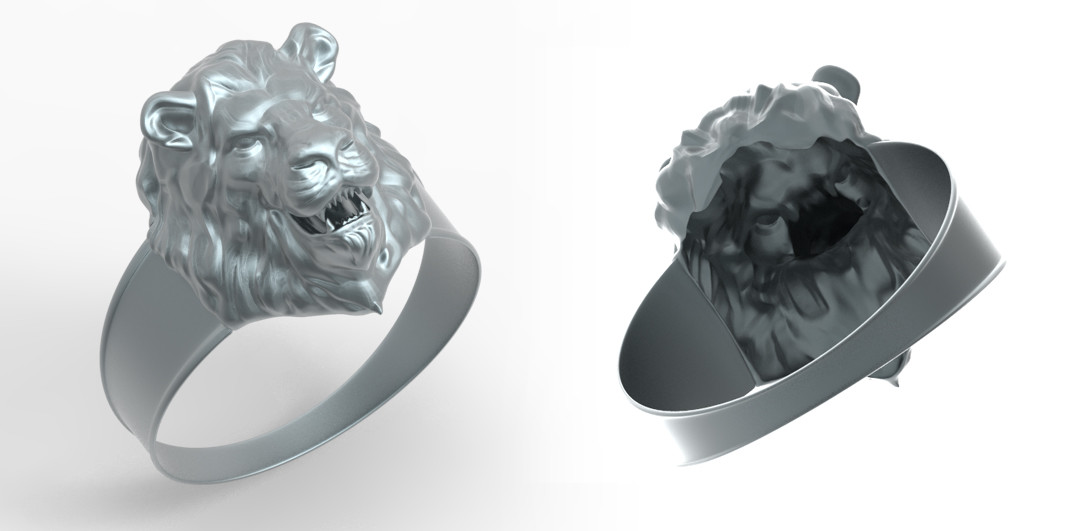 ArtStation - Lion ring