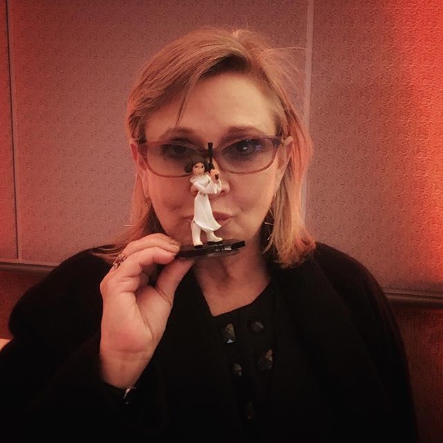 Carrie Fisher AKA Princess Leia seems to like Disney Infinity