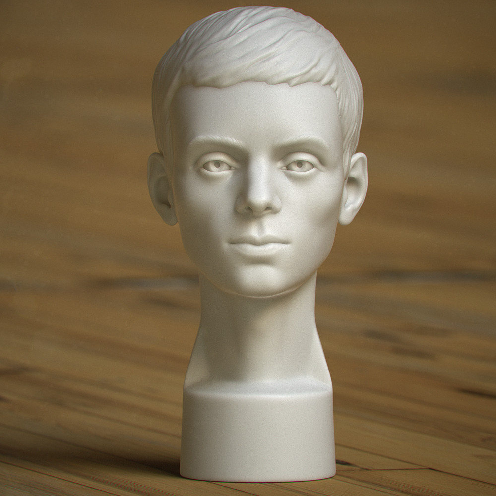 Bust inspired by John Asaro - Planes of The Head