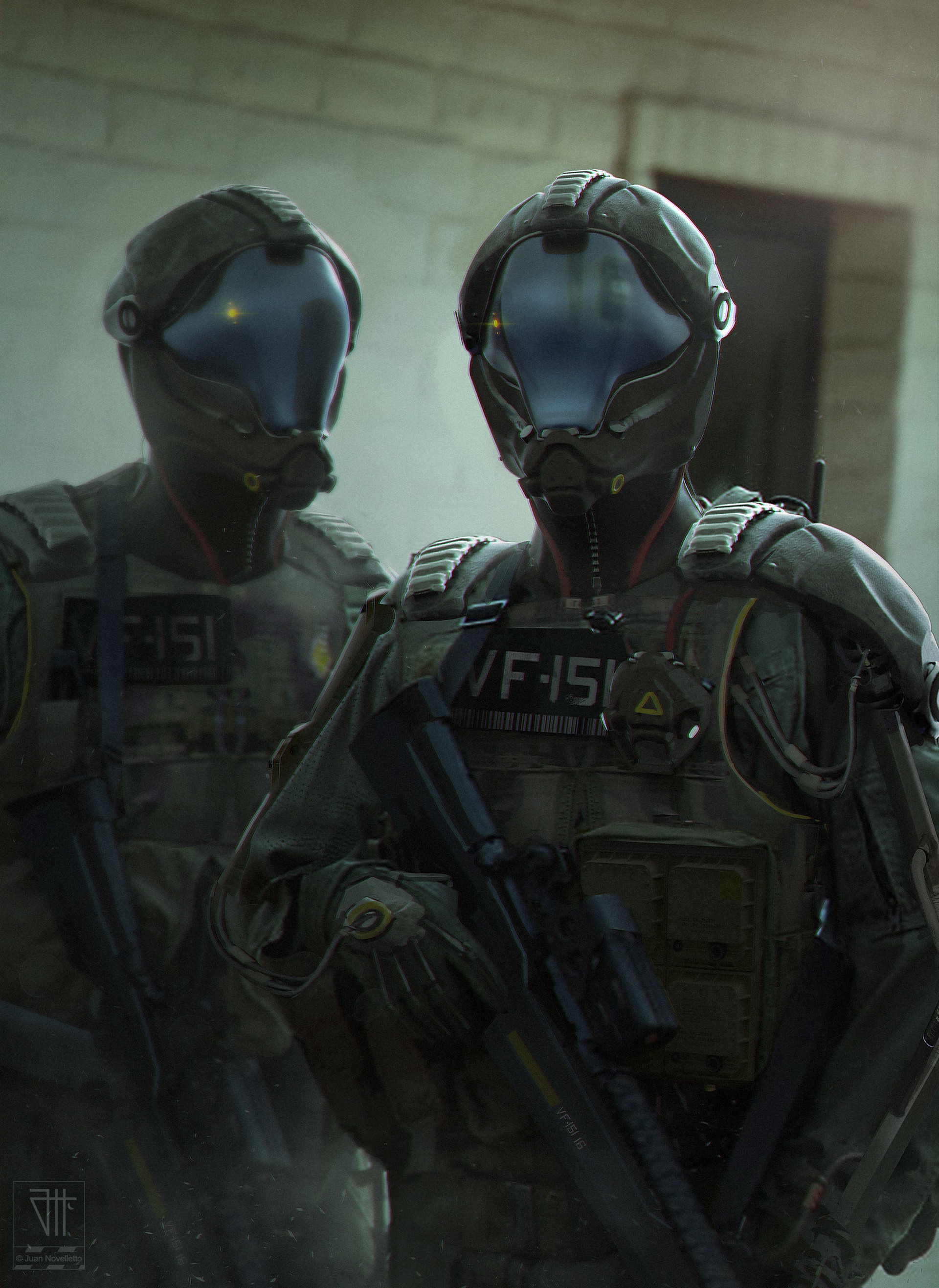 ArtStation - sci fi helmet design, Juan Novelletto