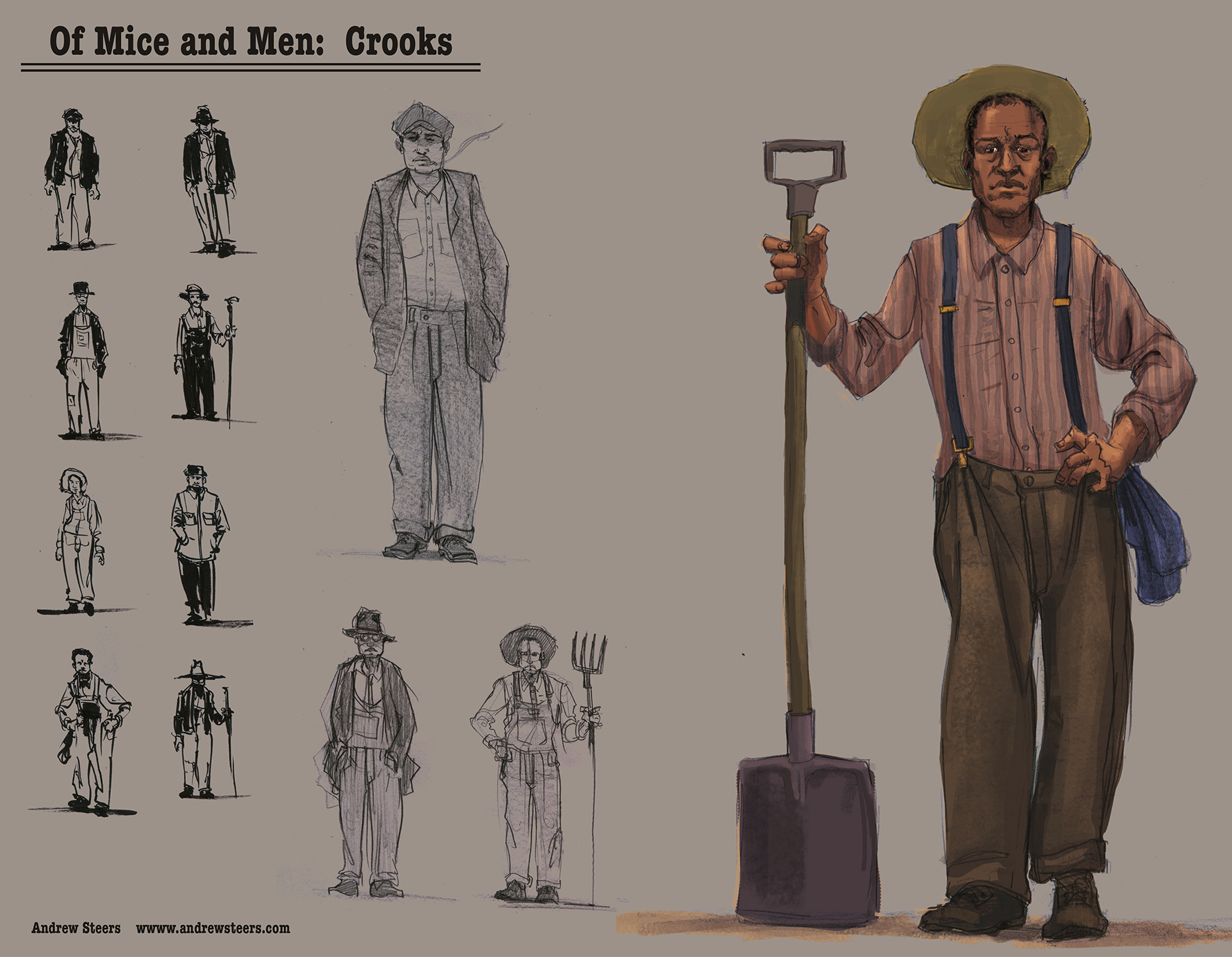 Andrew Steers George Character Design