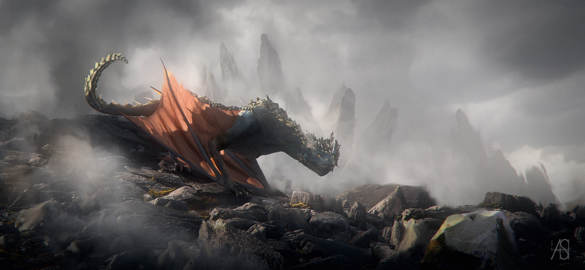 ArtStation - Serious Dragon