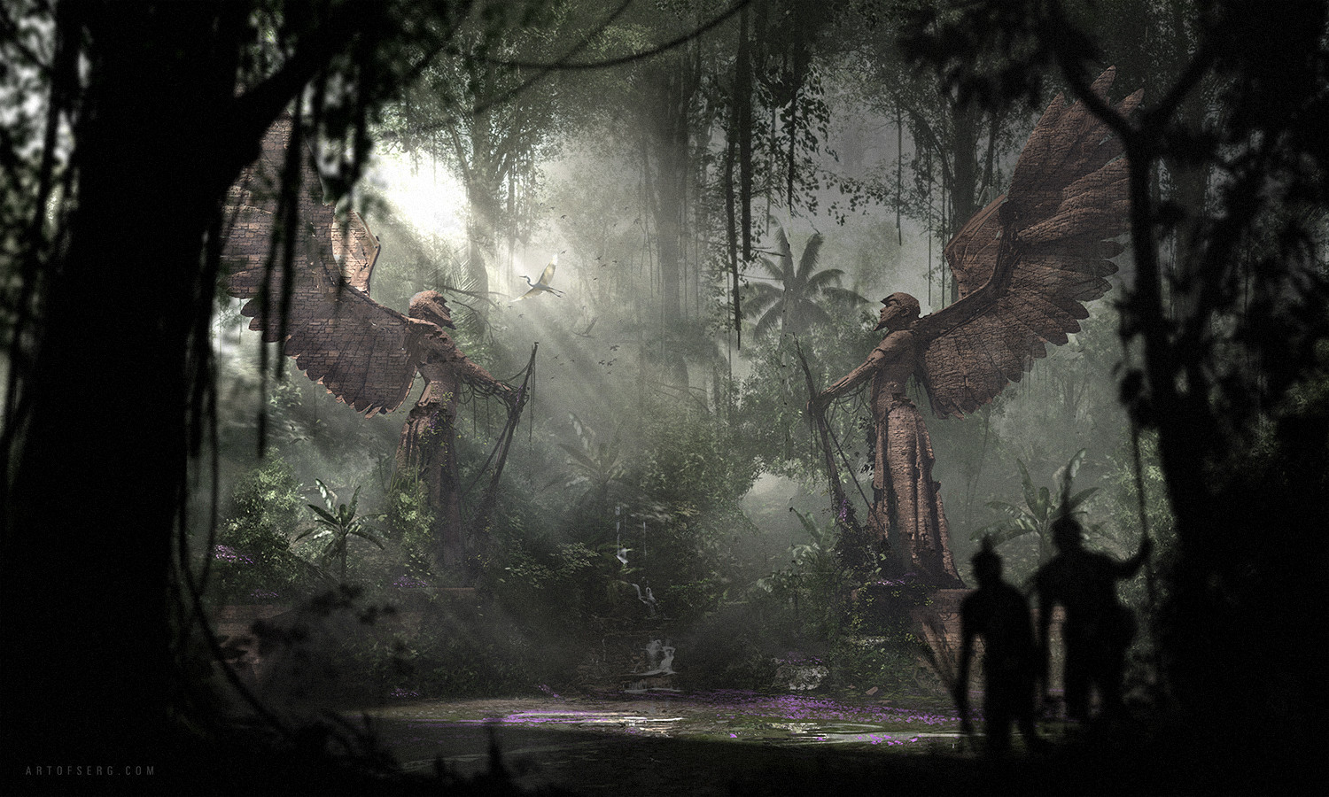 Artstation Jungle Ruins Serg Souleiman