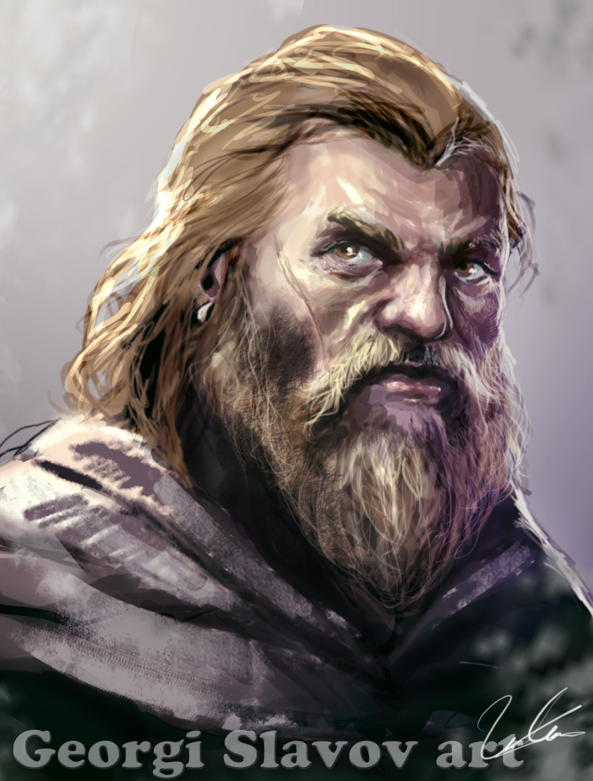 ArtStation - Dwarf portrait