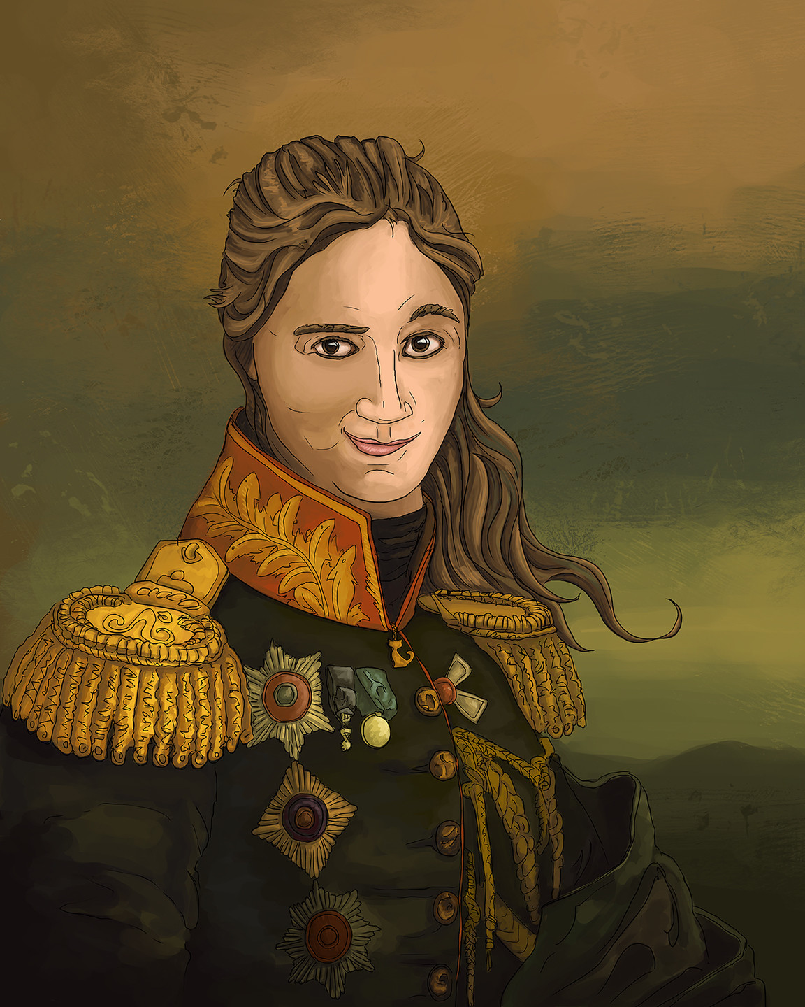 K T Classic Style Portrait