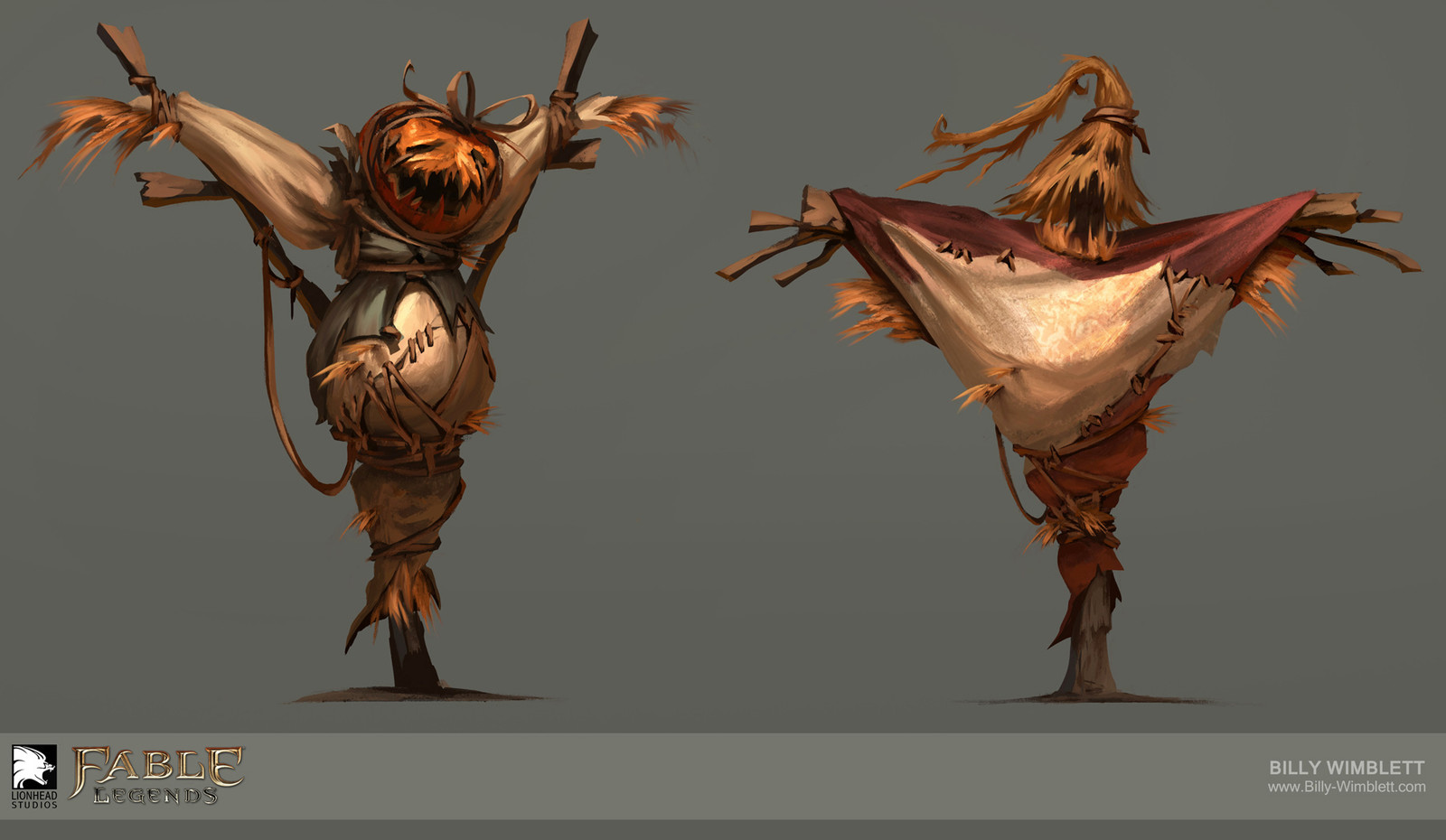 A couple of scarecrow concepts for use in various levels. 