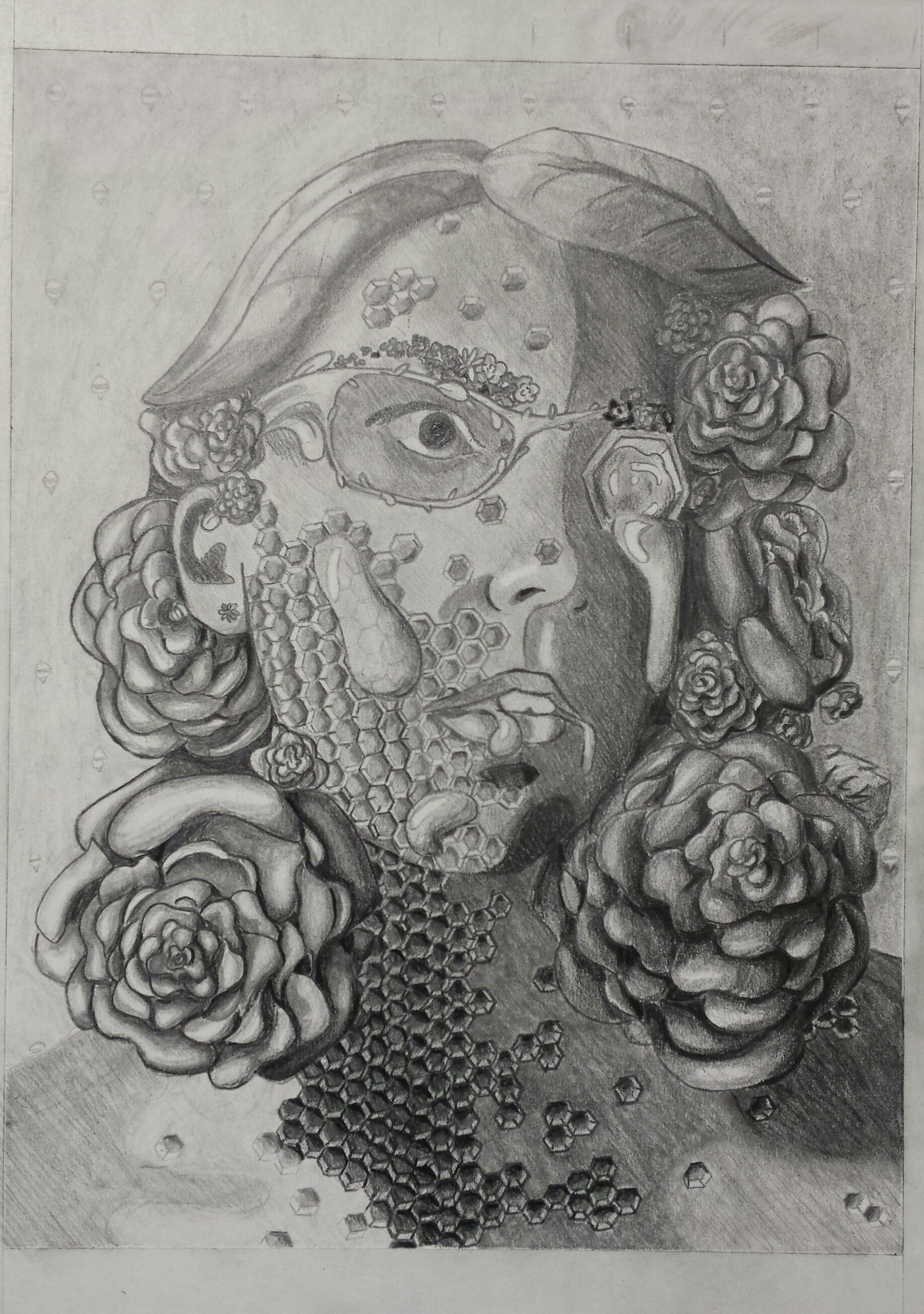 Artstation Abstract Self Portrait Kaitlyn Potter