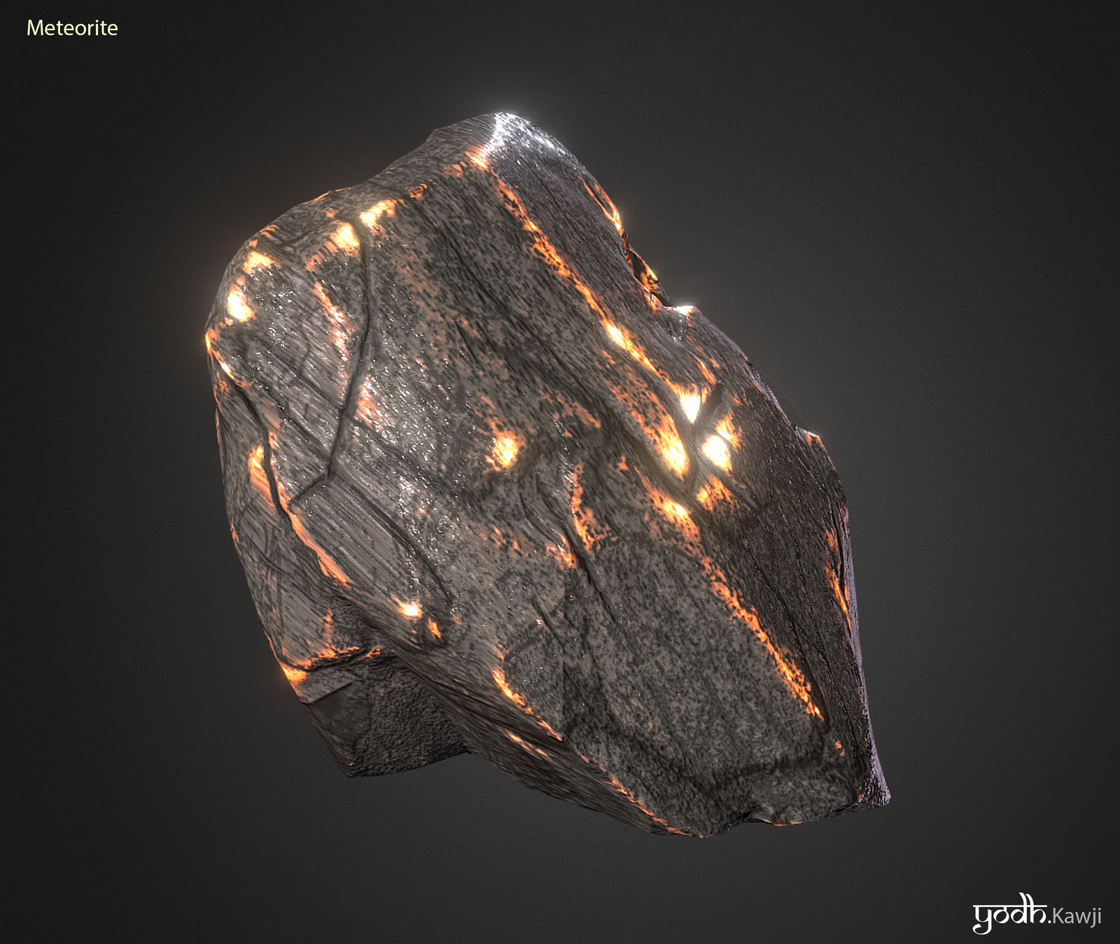 Meteorite artwork