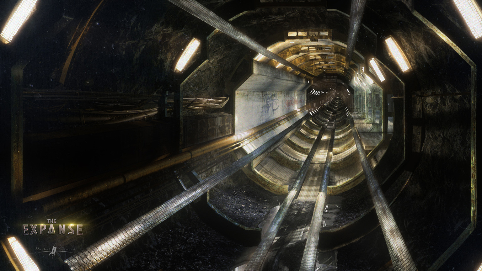 Artstation The Expanse Oleksiy Golovchenko Route 101 near the southbound whitmore. artstation the expanse oleksiy