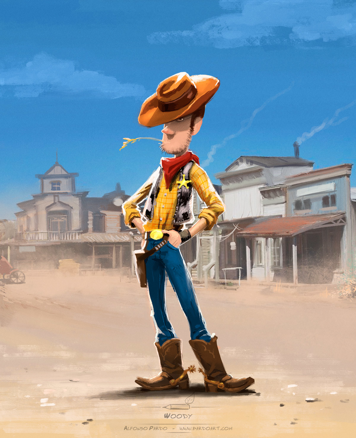 woody