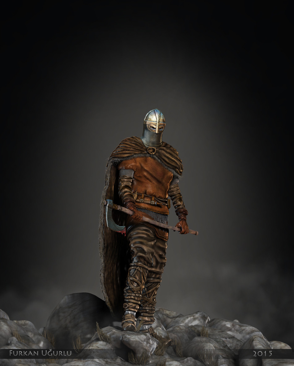 Artstation Medieval Warrior Furkan Ugurlu