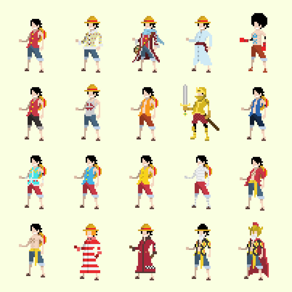 All Luffy Outfits