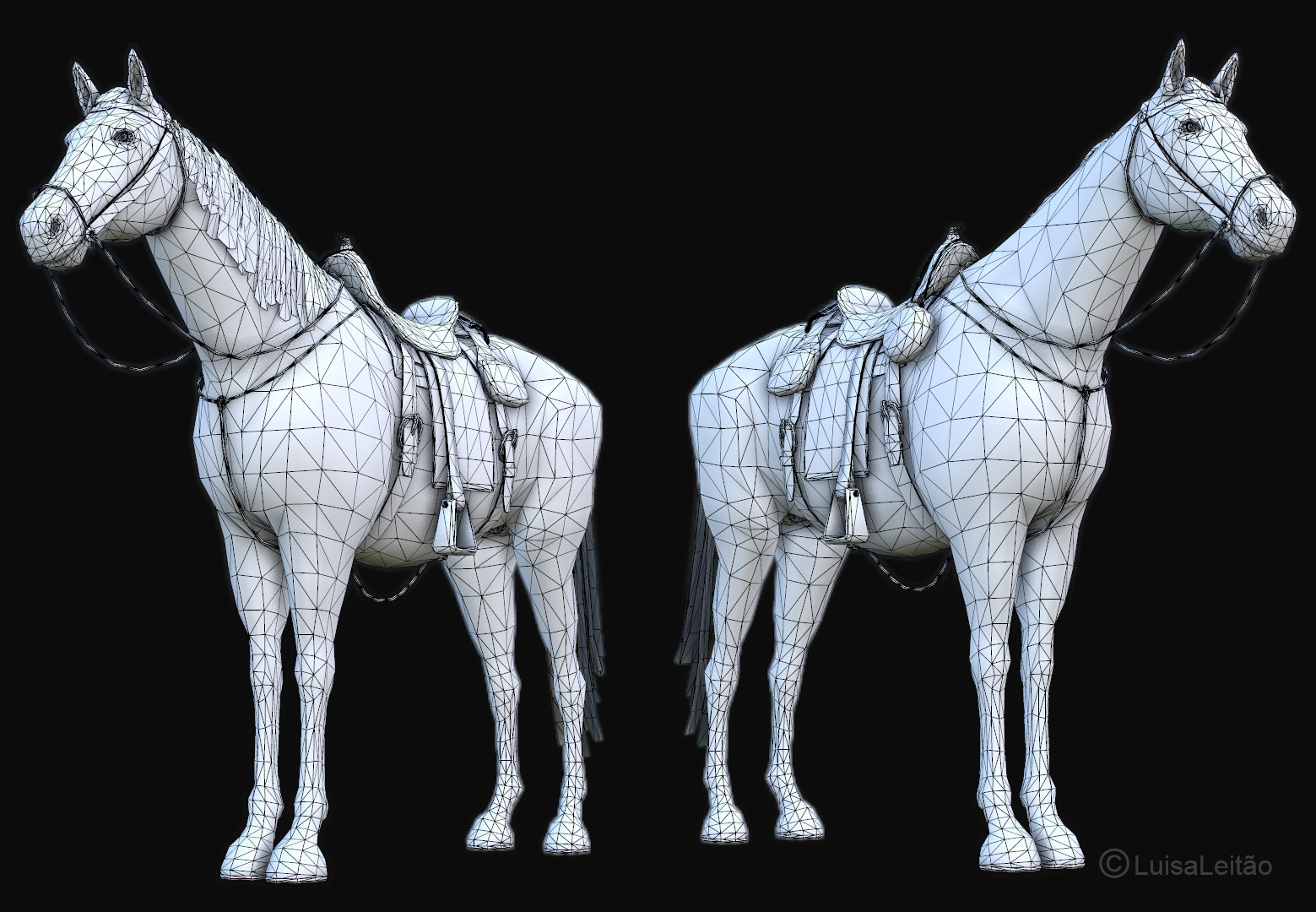 Artstation Horse Luisa Leitao