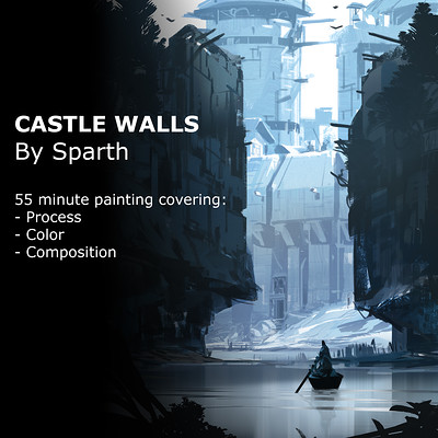 Sparth castle walls