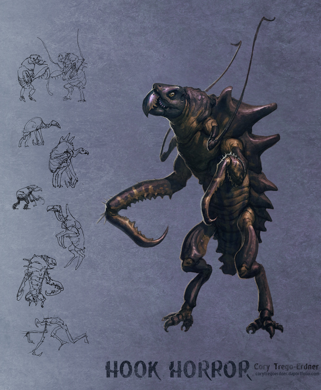 Artstation Hook Horror Redesign Cory Trego Erdner Hook horror large monstrosity, neutral hit points: hook horror redesign cory trego erdner