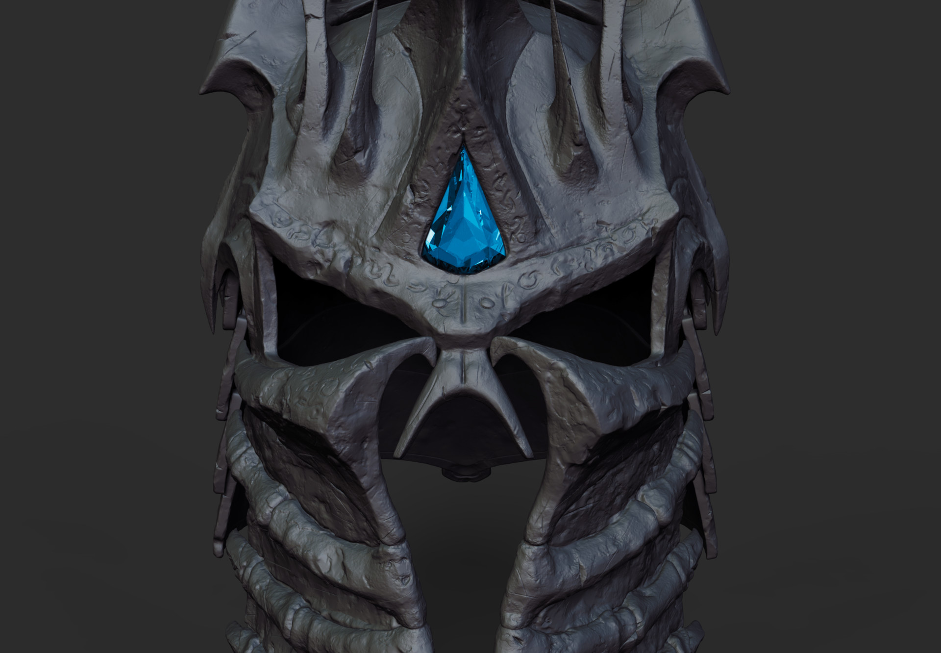 Artstation Lich King Helmet Vladyslav Glushko