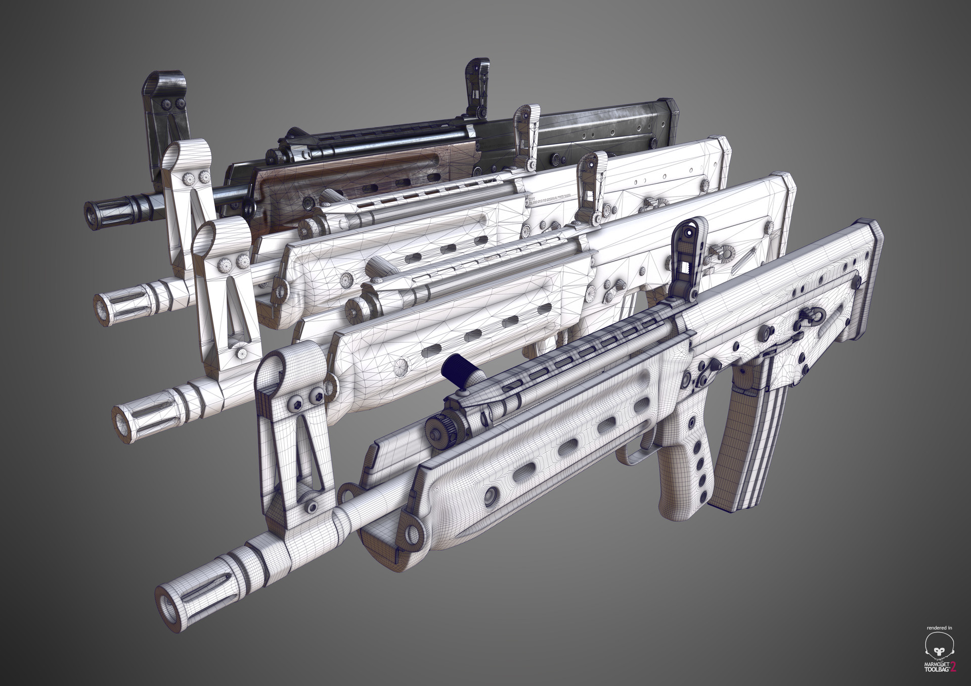 artstation kel tec m43 prototype adrian meier