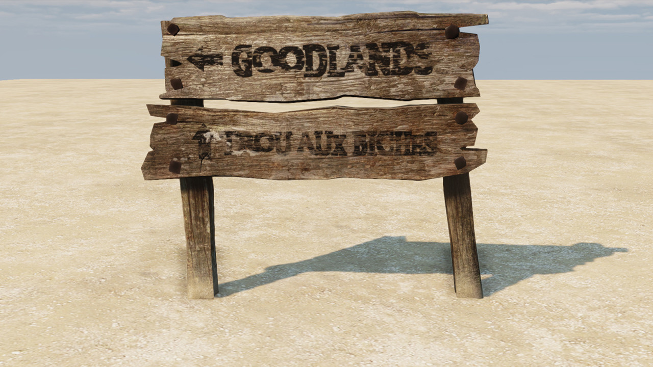 Ammar Vana - Old Wooden Sign Board