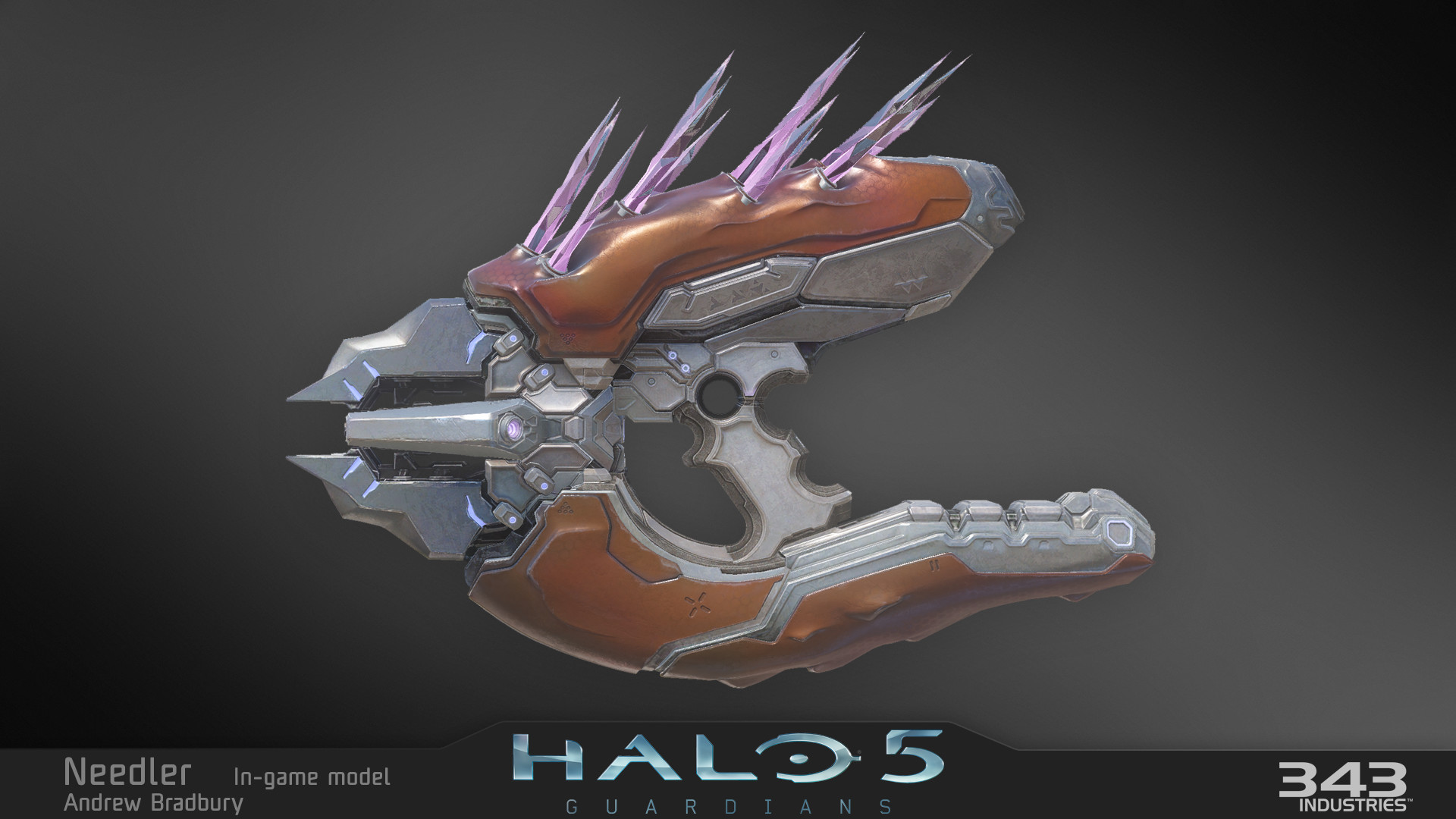 Andrew Bradbury Artstation - Halo 5 Needler