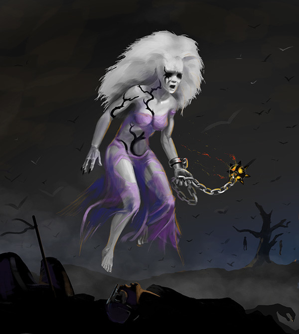 Olena - Character Concept Art - Banshee