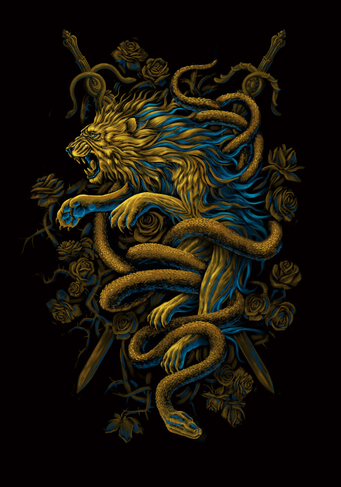 Flaviano Oliveira - THE LION & THE SNAKE