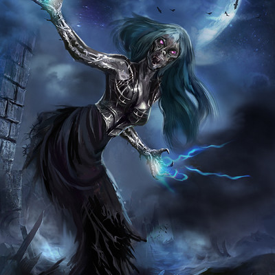 Nicoleta stavarache undead witch by lavam00 d9b7cus