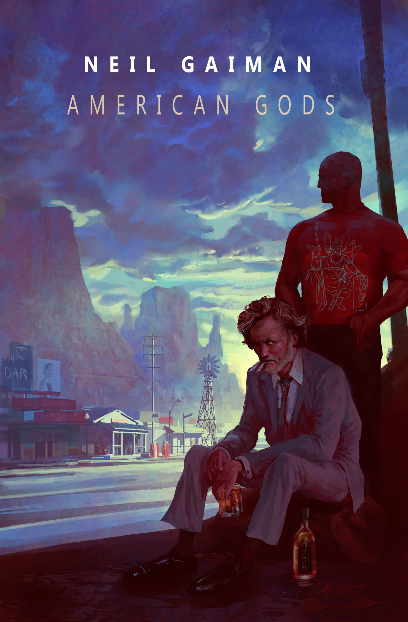 American Gods Neil Gaiman 洋書