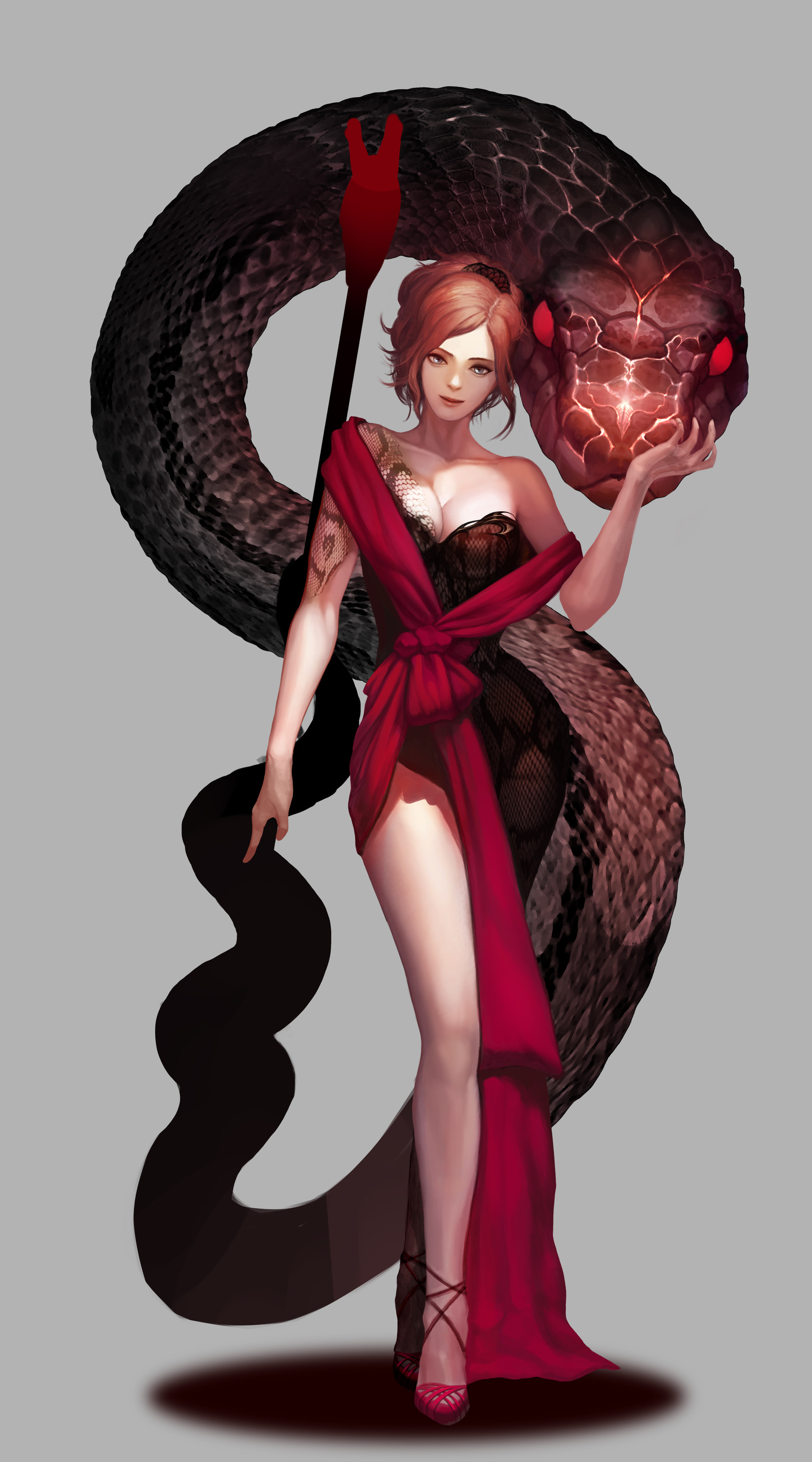 Artstation Snake Girl Ëê²½ Ì´