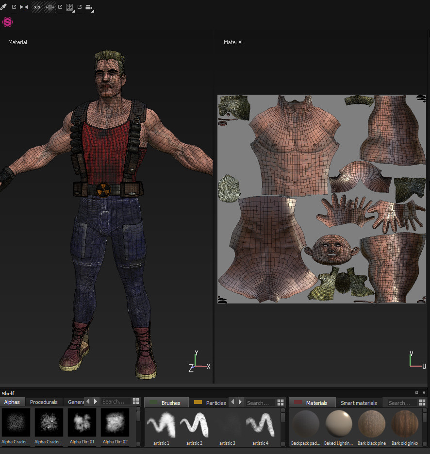 Artstation Duke Nukem 3d Razz Man