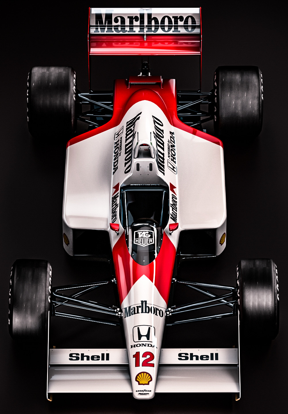 Zoki Nanco Nancorocks Mclaren Honda Mp4 4 Ayrton Senna