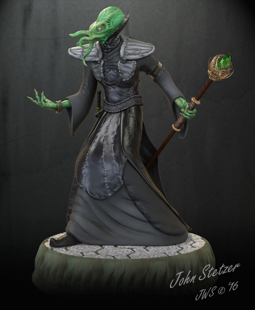 Artstation Mind Flayer John Stetzer