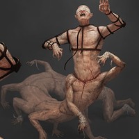 Artstation Scp 096 The Shy Guy Daniel Sherekin