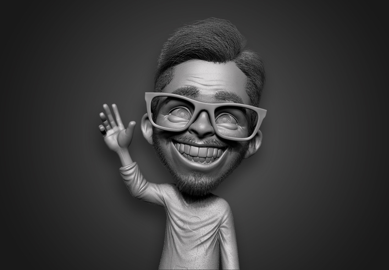 ZBrushGuides.com avatar BPR render