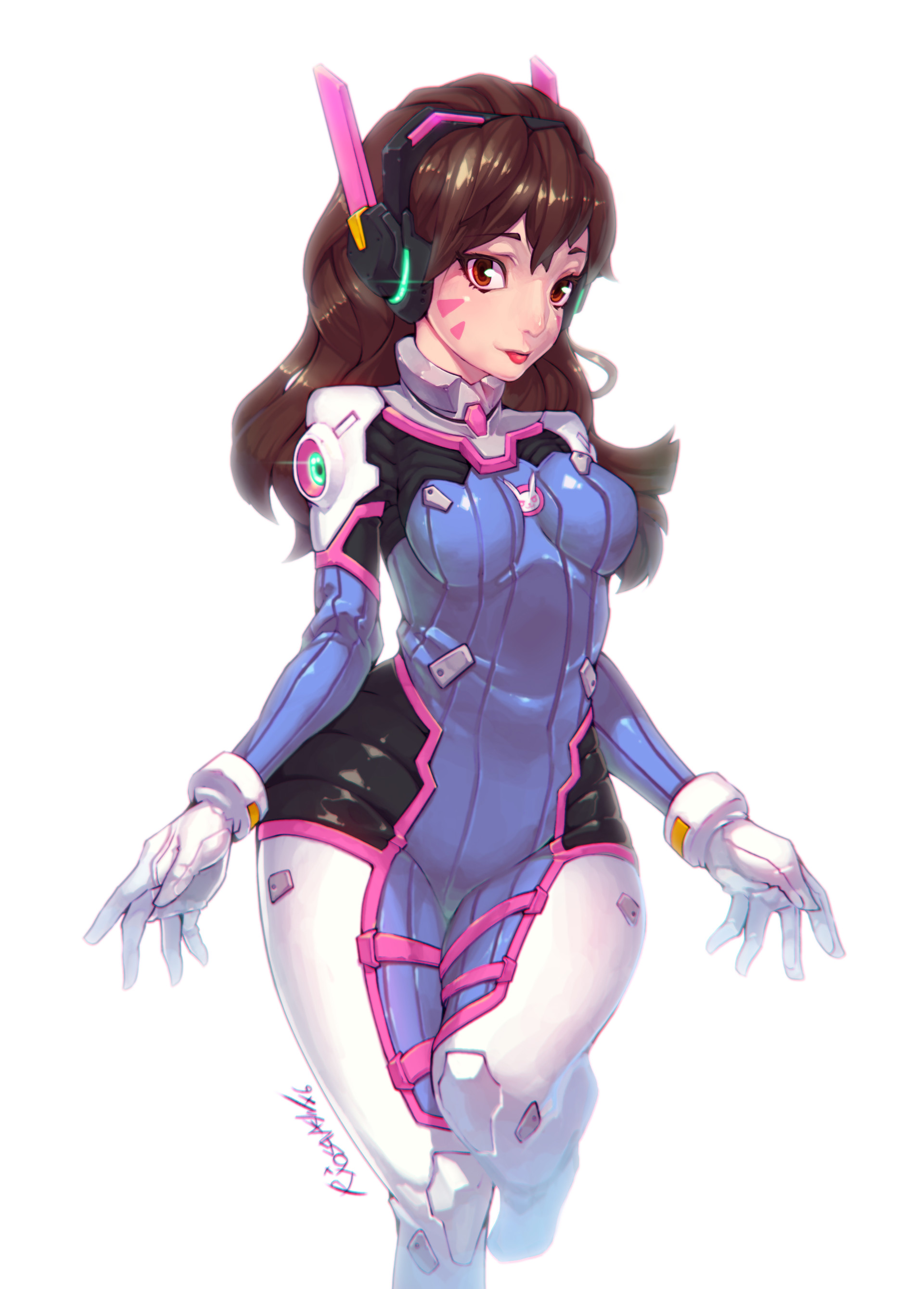 Artstation Fanart Of D Va Donghyun Shin Mar10