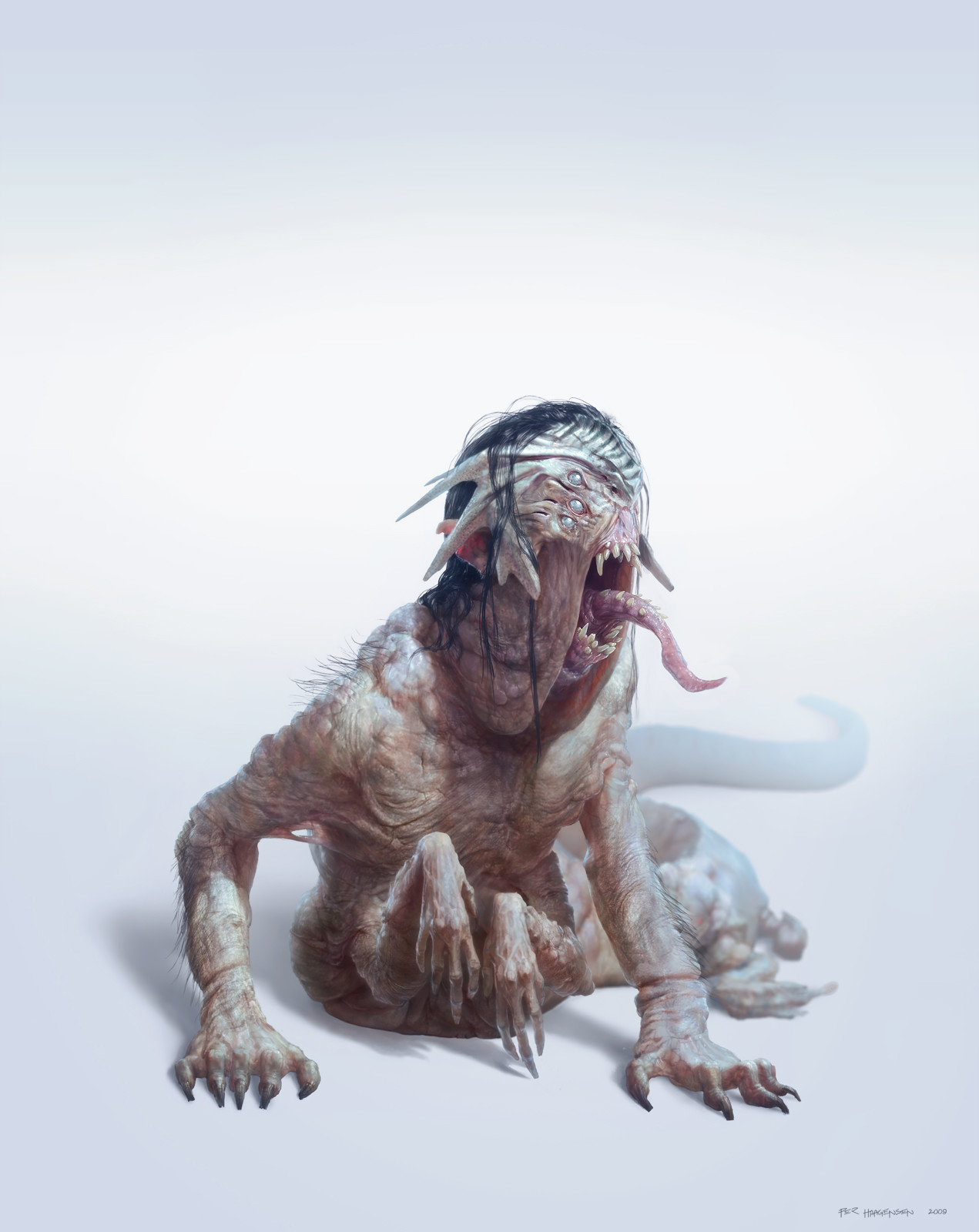 The Corrupted - Boss Monster - Creature concept art for "Age of Conan: Rise of the Godslayer"