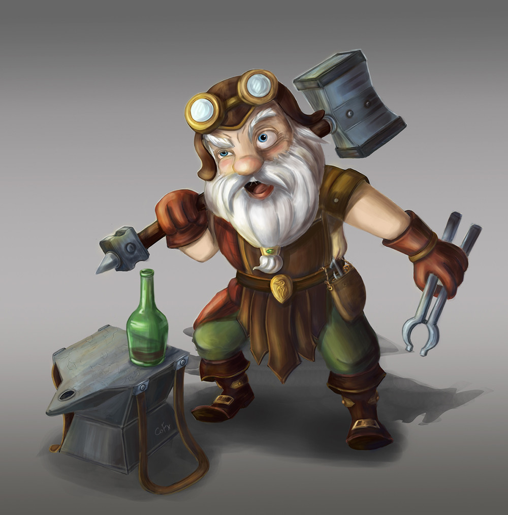 ArtStation - Dwarf smith