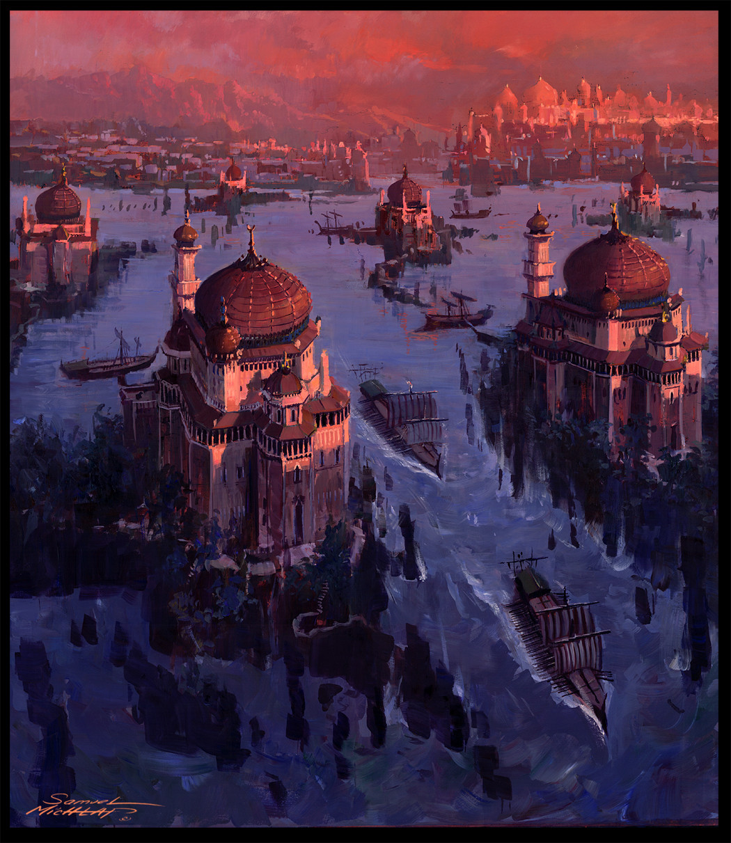 Artstation Sinbad Concept Illustration Samuel Michlap