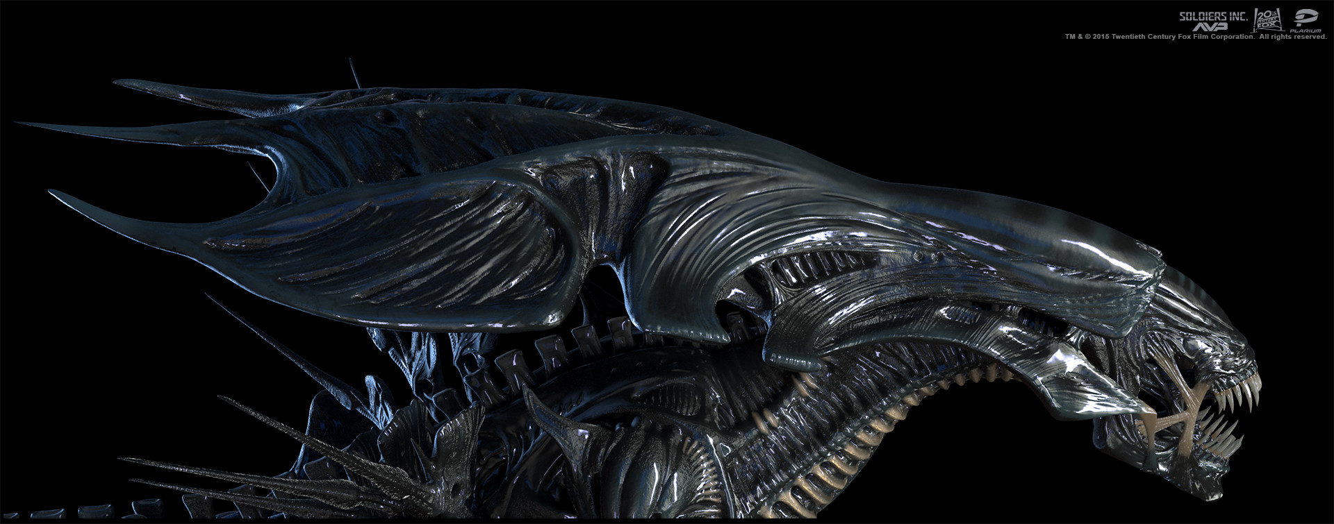 Artstation Xenomorph Queen Vladimir Kravchenko