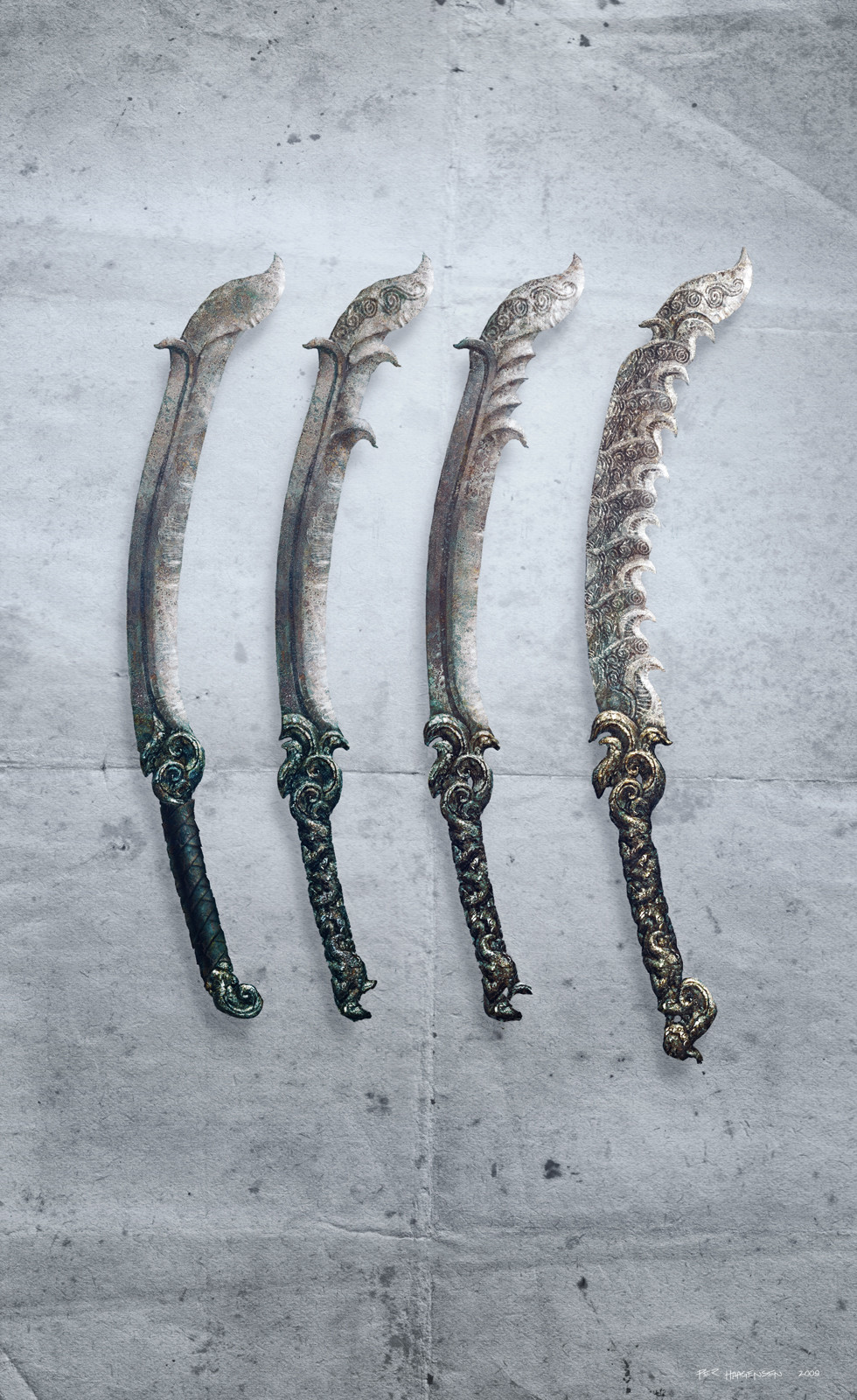 Herald of Xotli - Epic Raid weapons concept for "Age of Conan: Rise of the Godslayer"