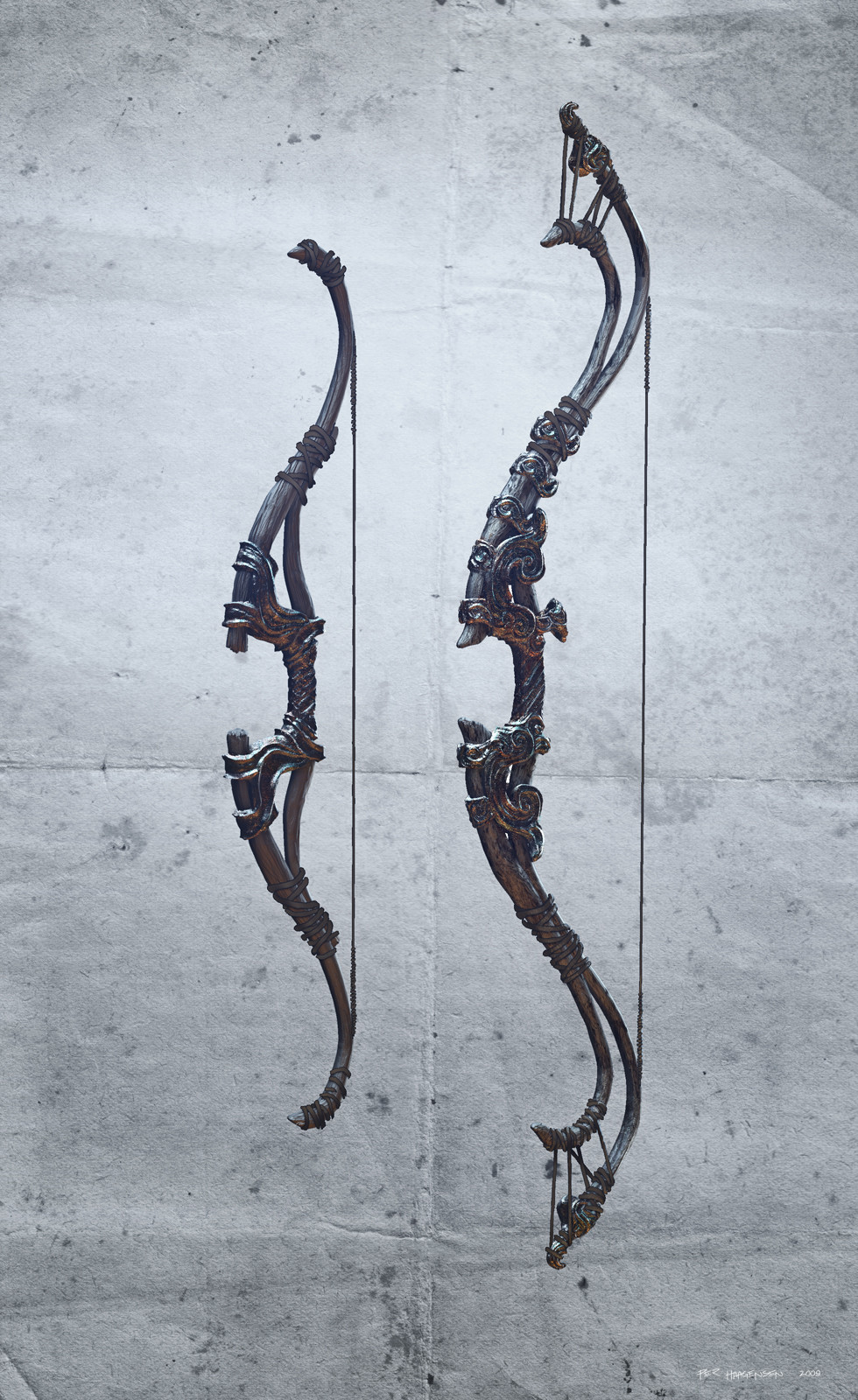 Ranger - Mundane and Epic Raid bow concepts for "Age of Conan: Rise of the Godslayer"