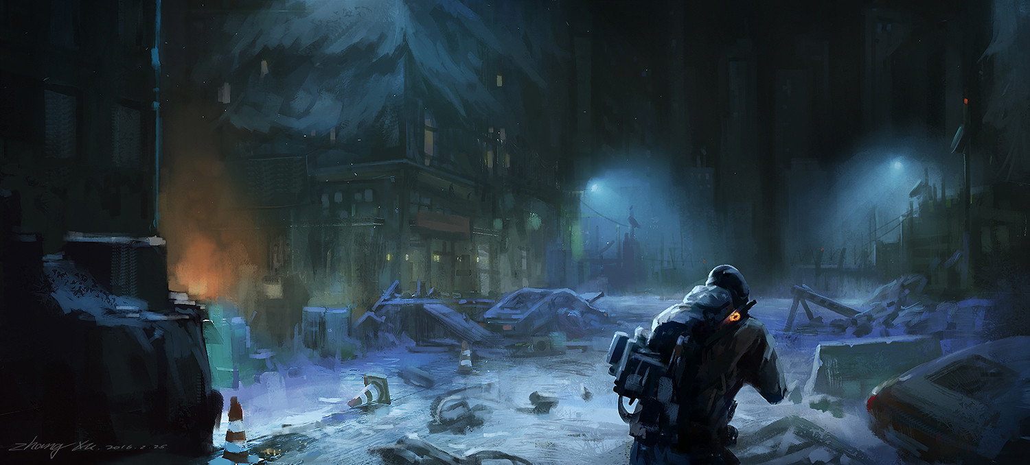 Artstation The Division Concept Art Practice Speed Painting
